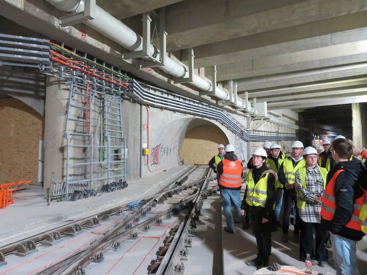 Htl Pinkafeld Besichtigt Baustelle Der Wiener U Bahn Linie U Prima